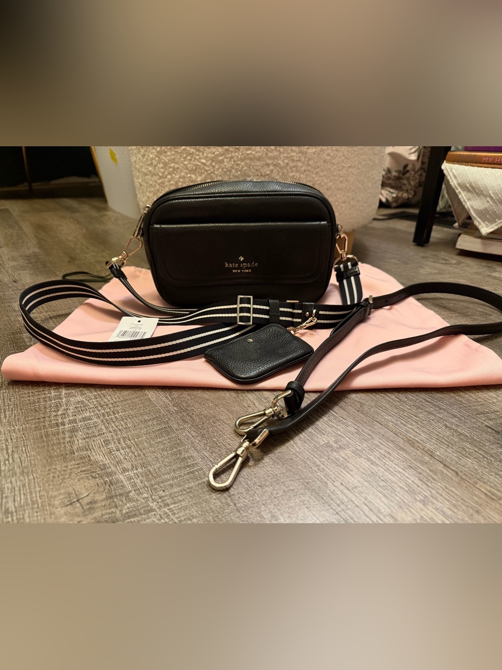 ✨ Kate Spade Rosie Pebbled Leather Flap Camera Bag ✨